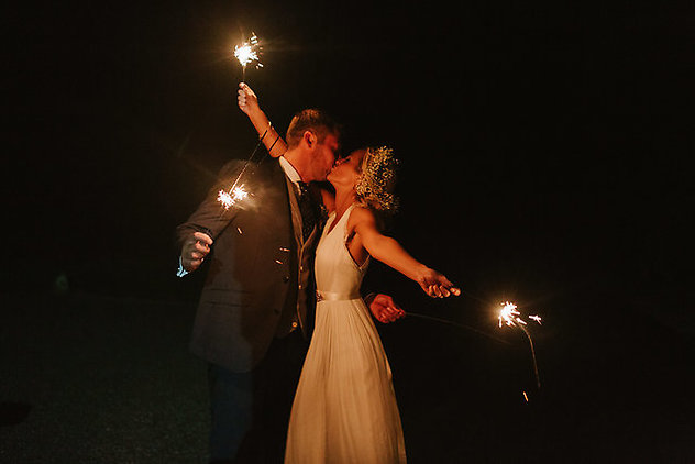 CEREMONIES. sparklerkiss